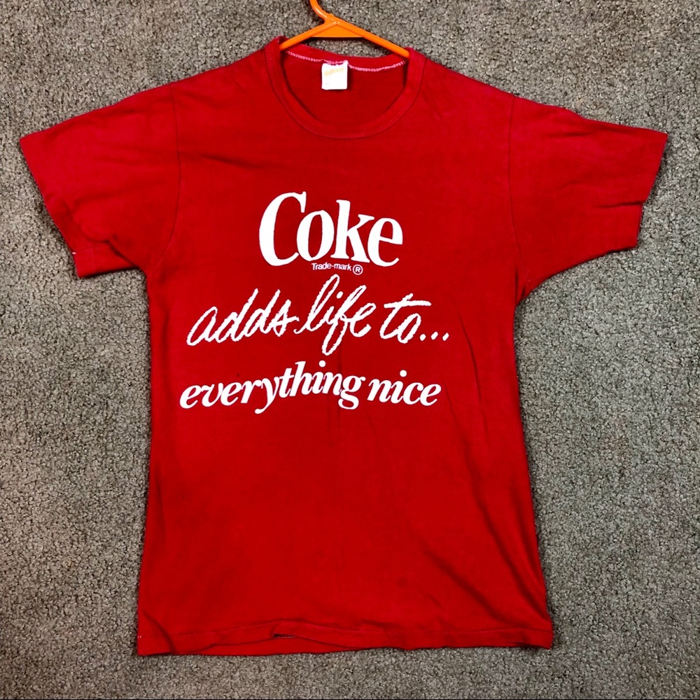Coca-Cola ‘80s Single Stitch vintage shirt.